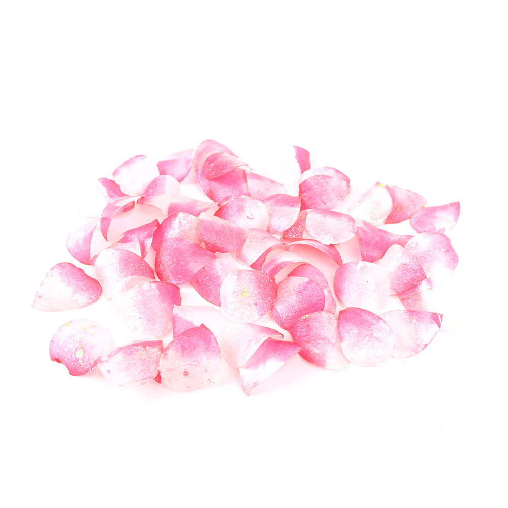 Crystal Candy Pastel Pink & White Edible Rose Petals