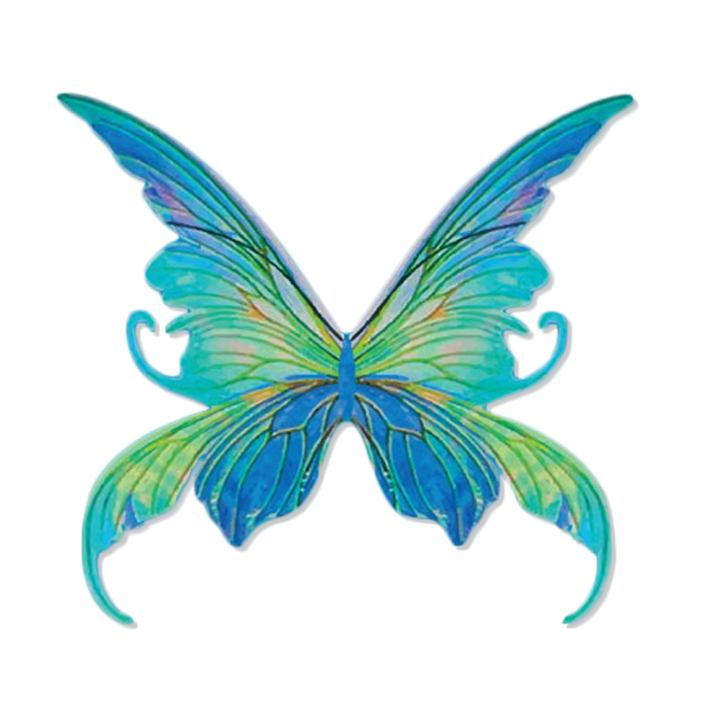 Crystal Candy Pixie Blues Edible Butterfly Wings - Pack of 9