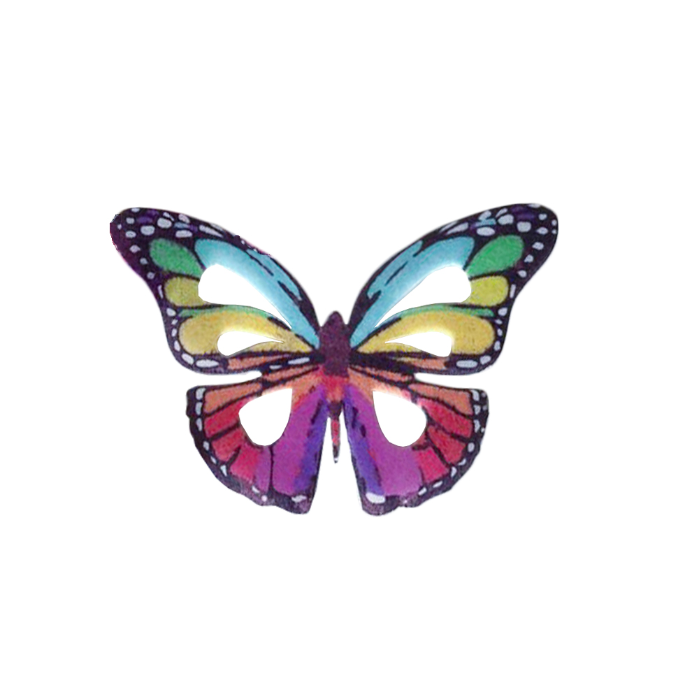 Crystal Candy Rainbow Edible Butterflies - Pack of 22