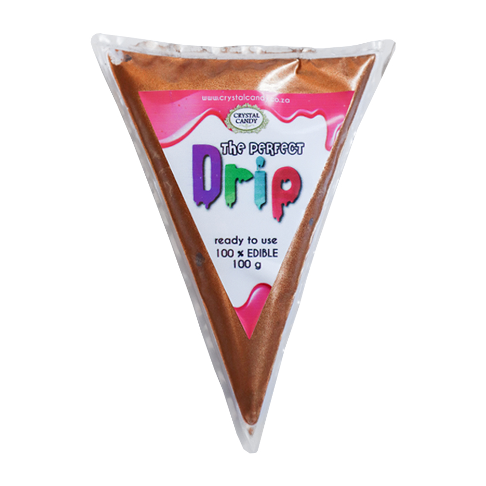 Crystal Candy Rose Gold Snip & Go Drip Icing, 100 gr.