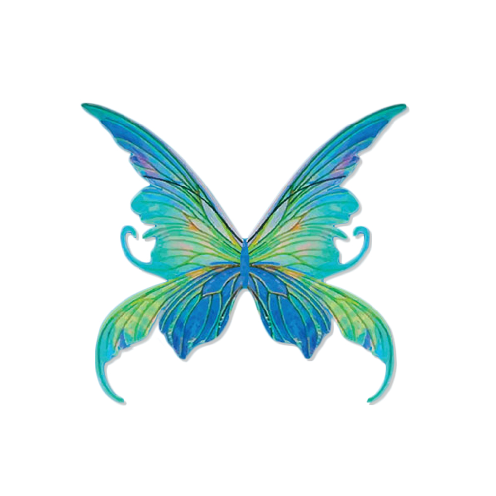 Crystal Candy Pixie Blues Edible Butterfly Wings - Pack of 15
