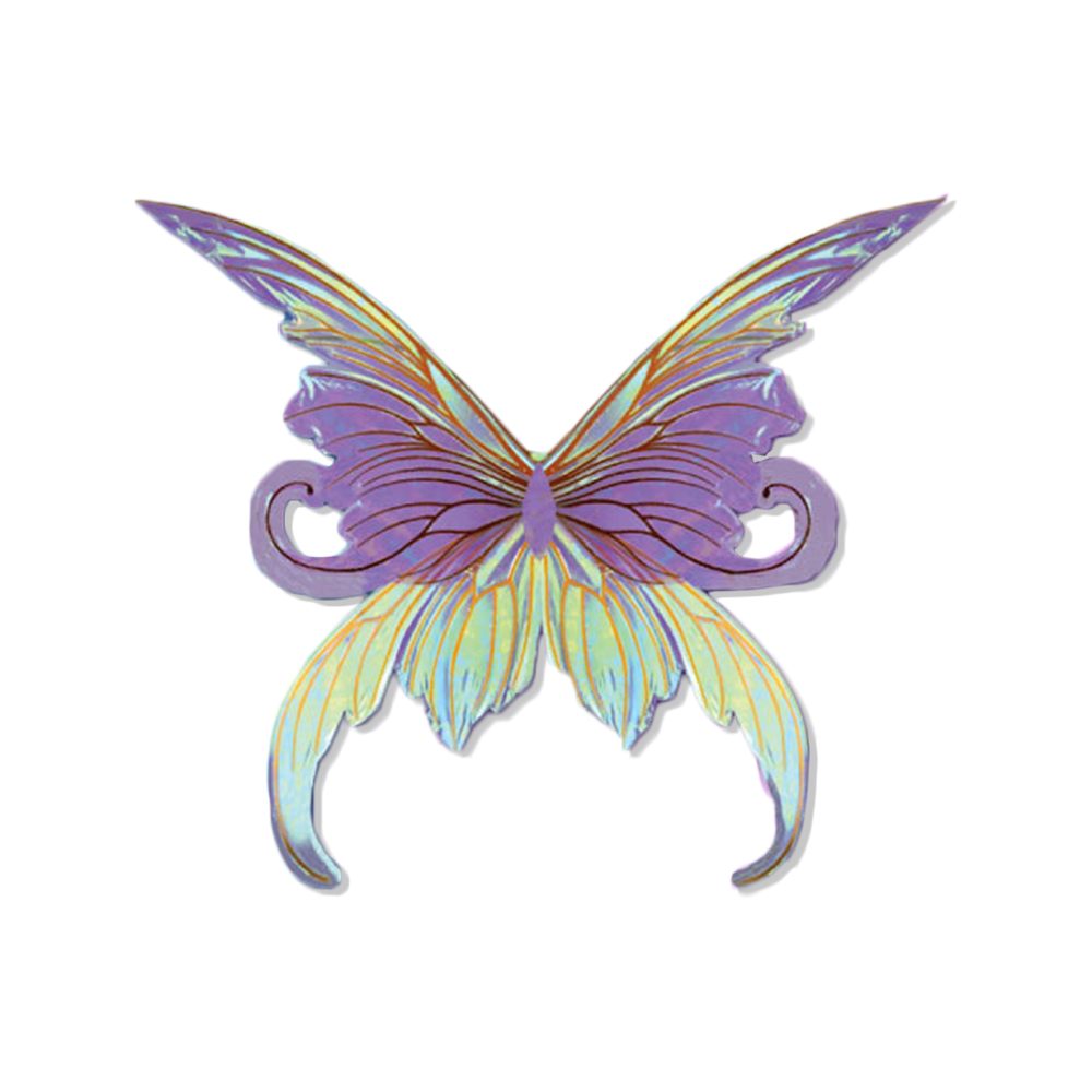 Crystal Candy Pixie Silk Edible Butterfly Wings - Pack of 15