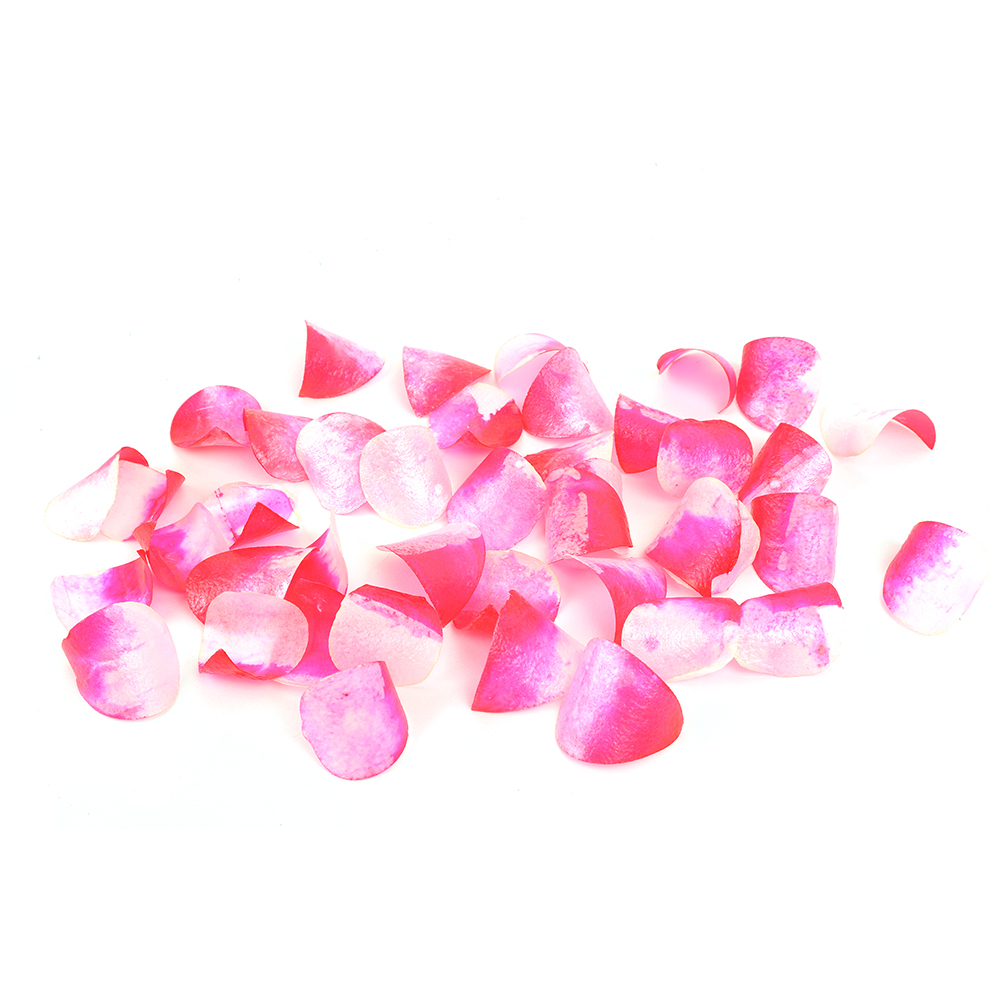 Crystal Candy White & Pink Edible Rose Petals