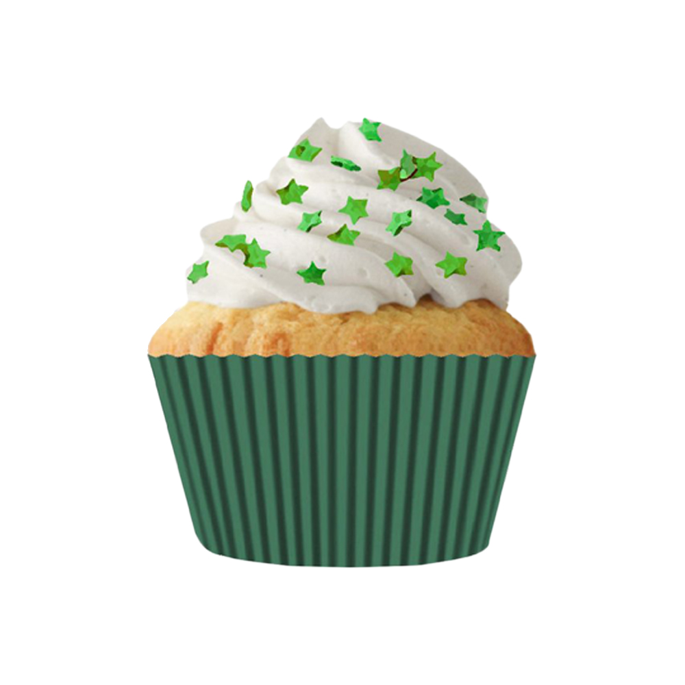 Cupcake Creations Paper Cups, Hunter Green, Pack of 32