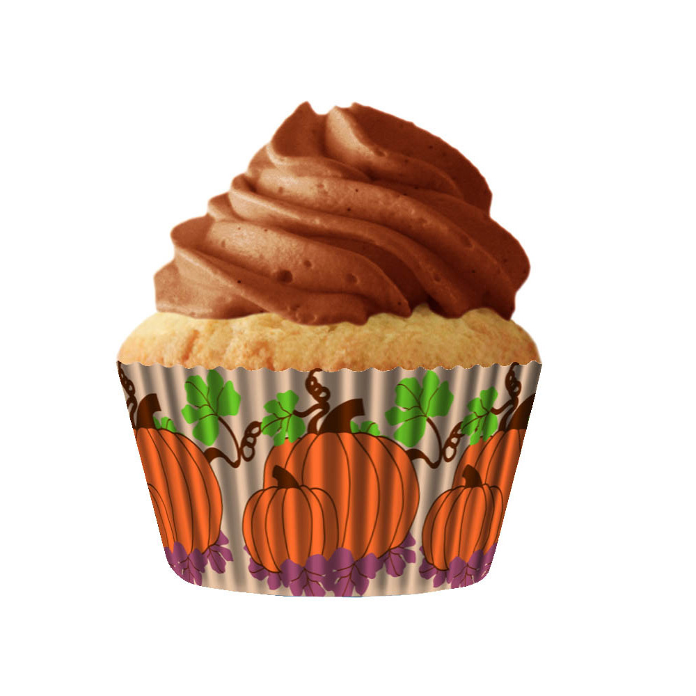 Cupcake Creations Paper Cups, Pumpkin Patch, Pack of 32 