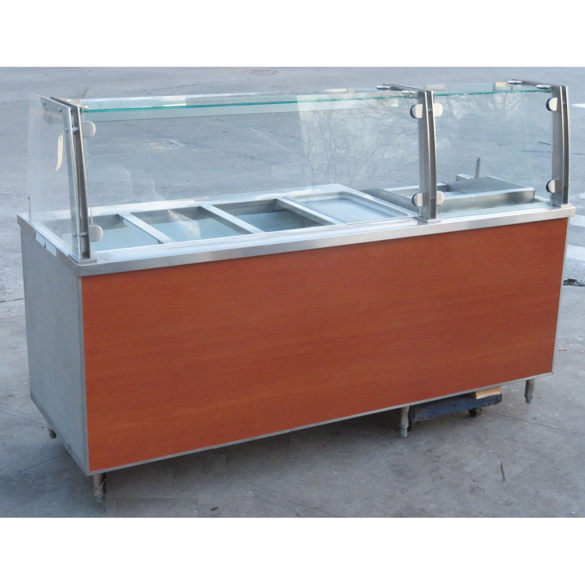 Custom Cool Hot Food Bain Marie & Griddle, Used Great Condition