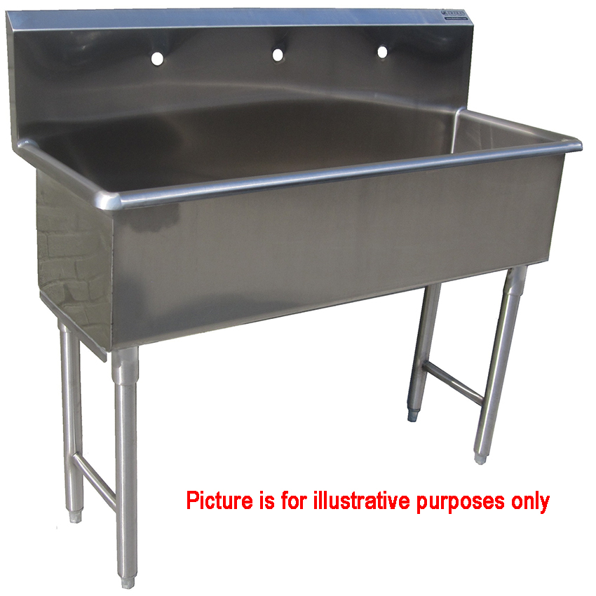 Custom Made Commercial Hand Sink Stainless Steel 6 Feet Wide
