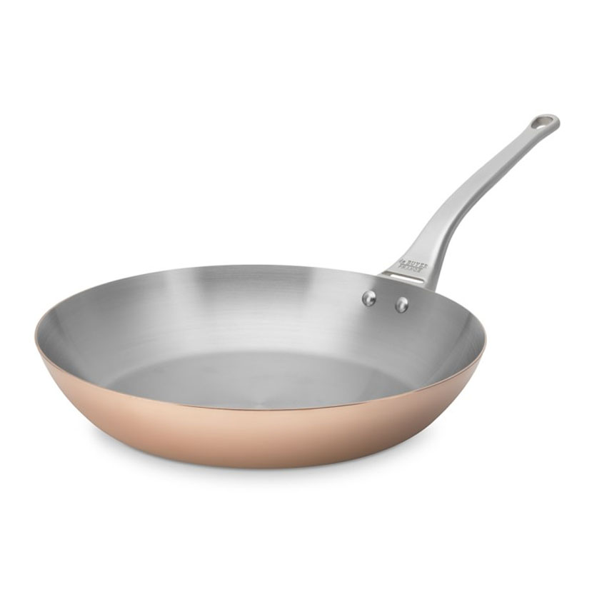 DeBuyer Copper Fry Pan - 12.5"