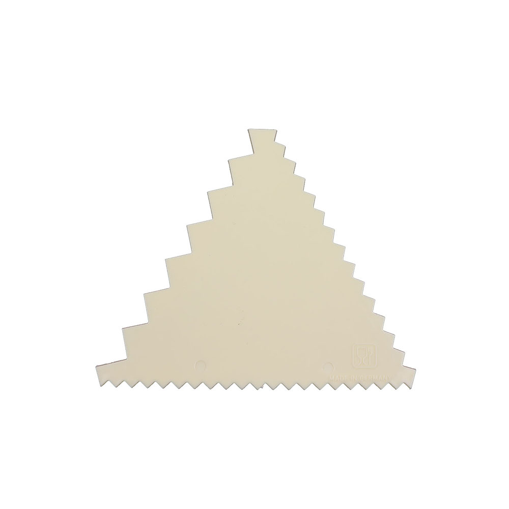 Decorating Comb Poly Triangle - 3 1/4"