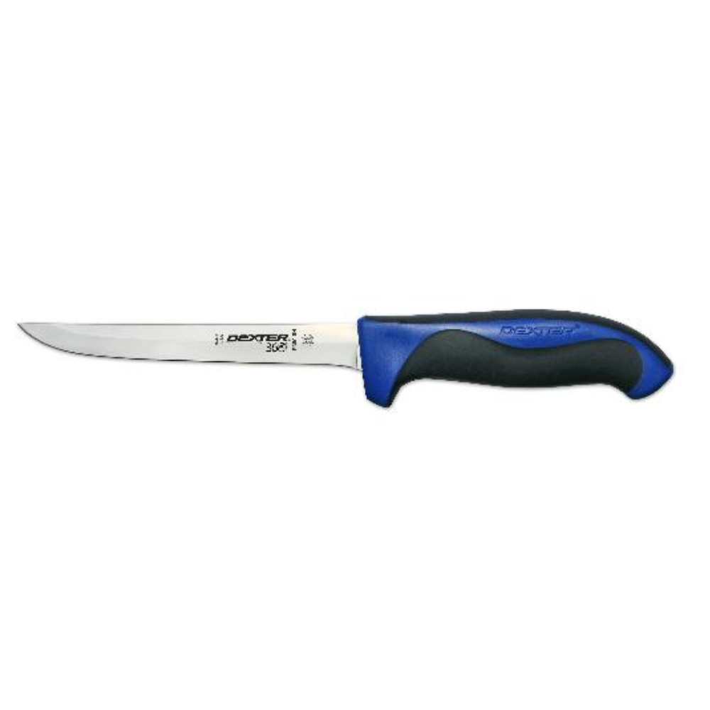 Dexter-360 6" Narrow Boning Knife, Blue Handle