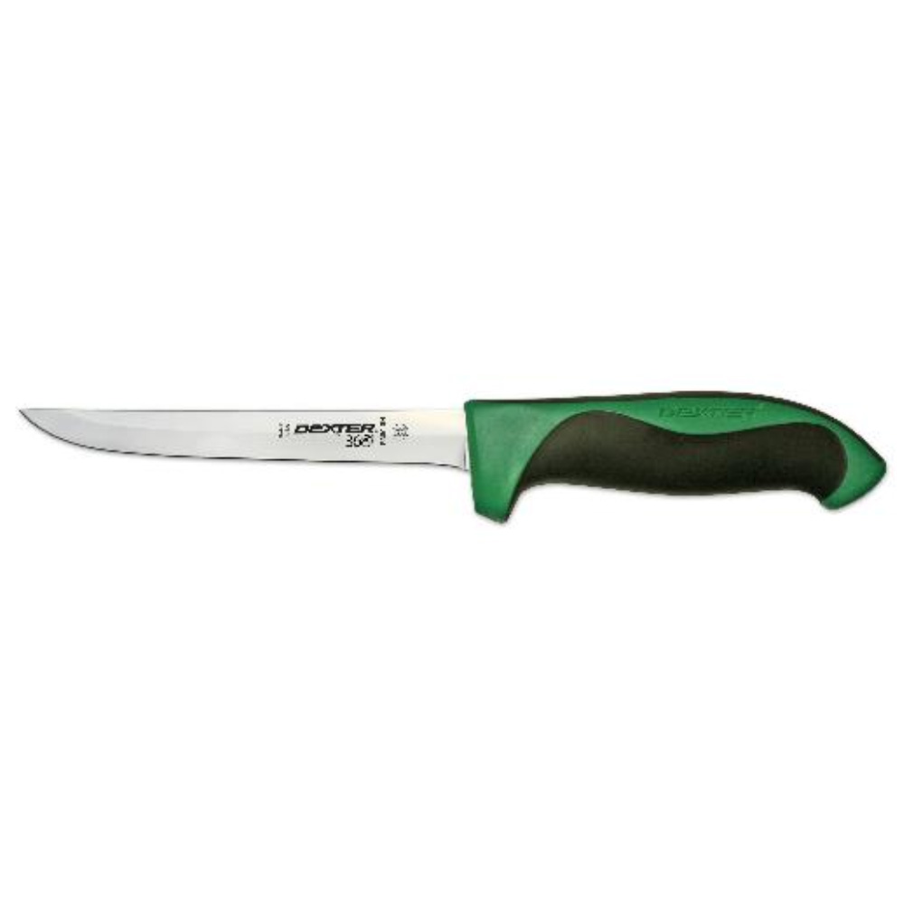 Dexter-360 6" Narrow Boning Knife, Green Handle
