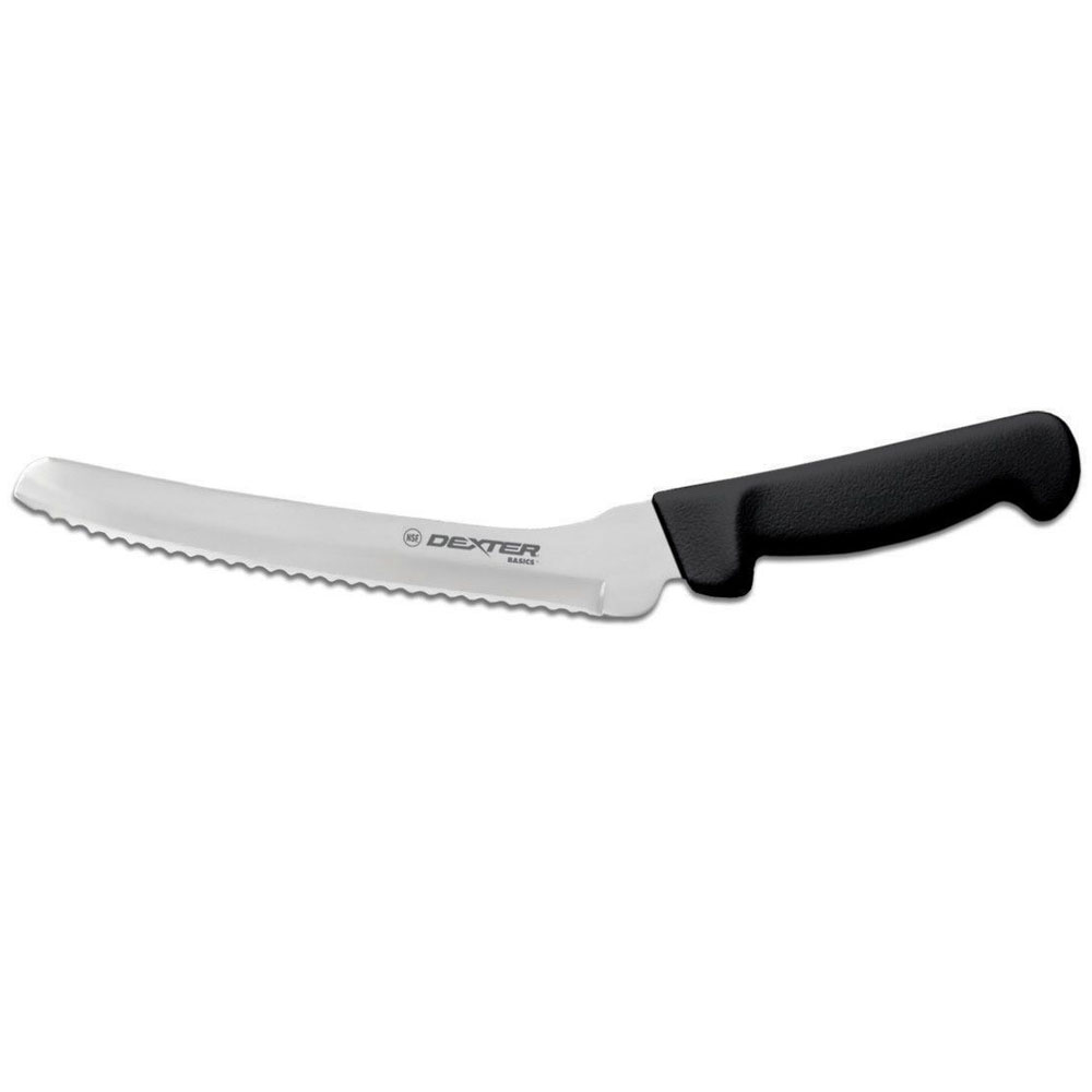 Dexter-Russell Basics Black 8" Offset Sandwich Knife 