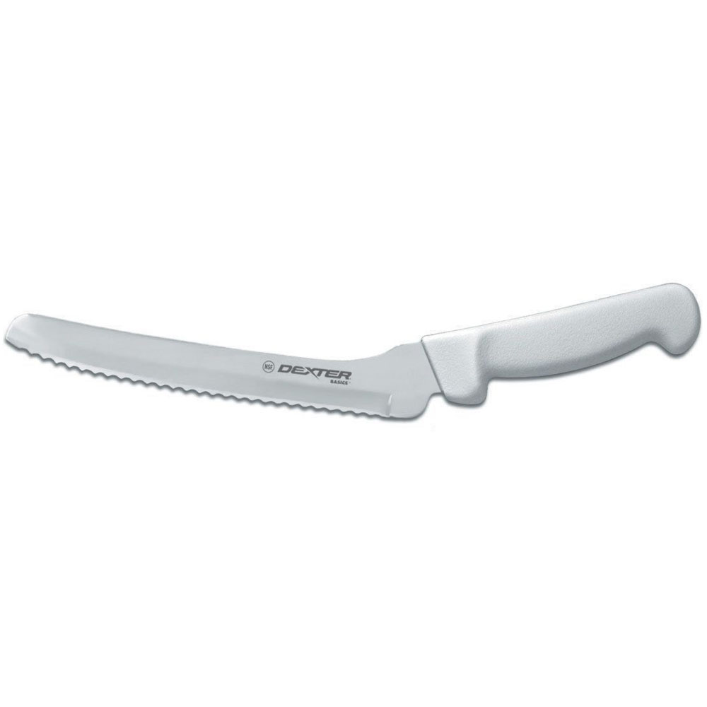 Dexter-Russell Basics White 8" Offset Sandwich Knife 