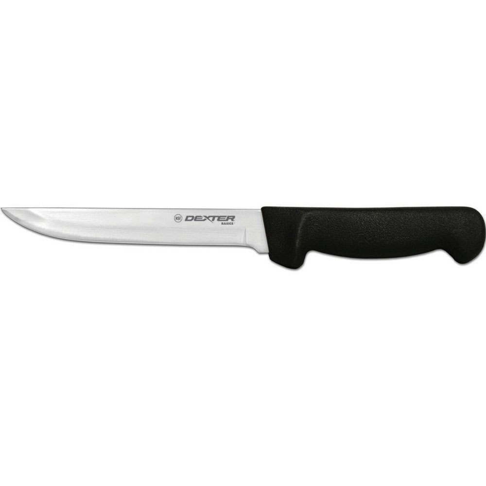 Dexter-Russell Black 6" Wide Boning Knife 