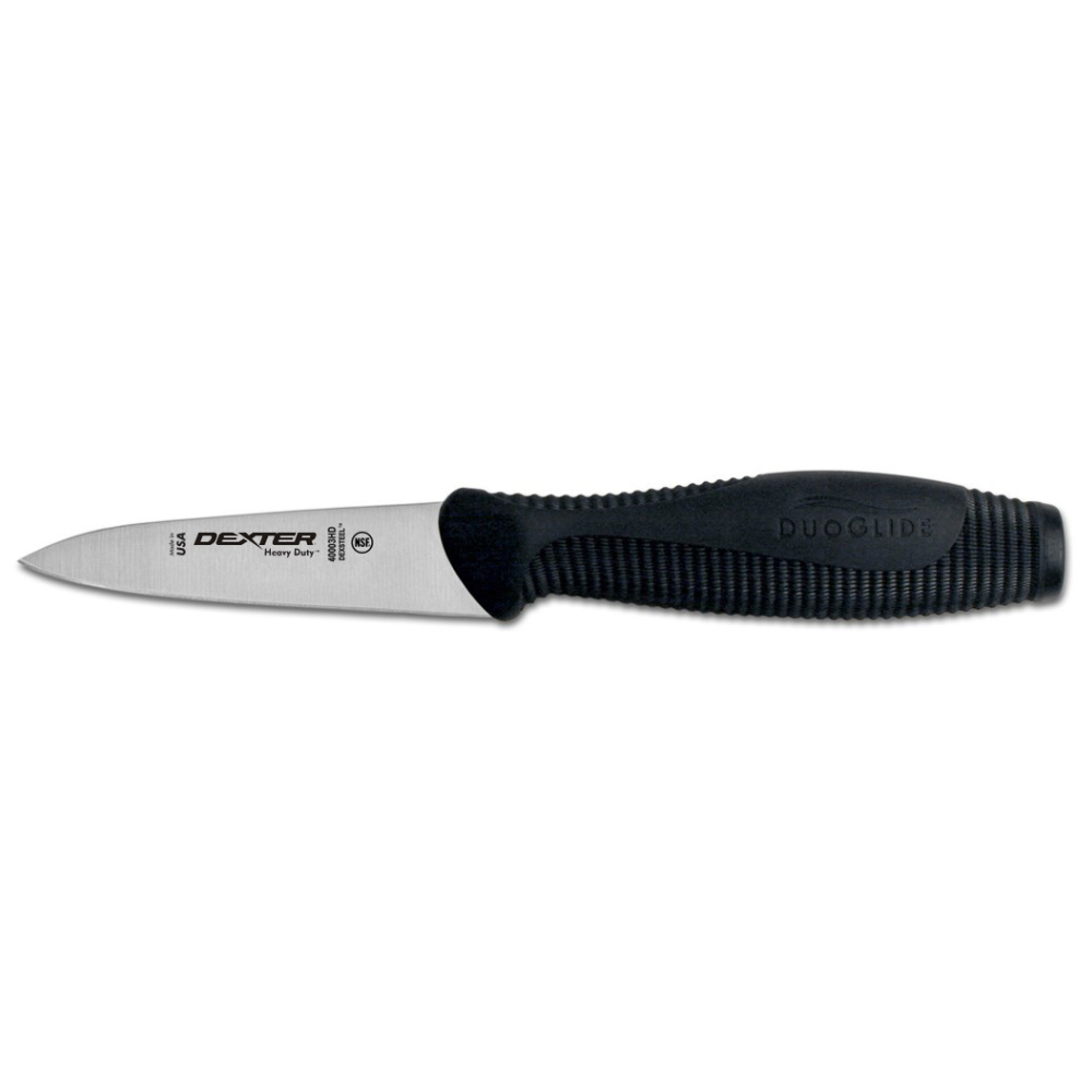 Dexter Douglide 3-3/8" Black Paring Knife