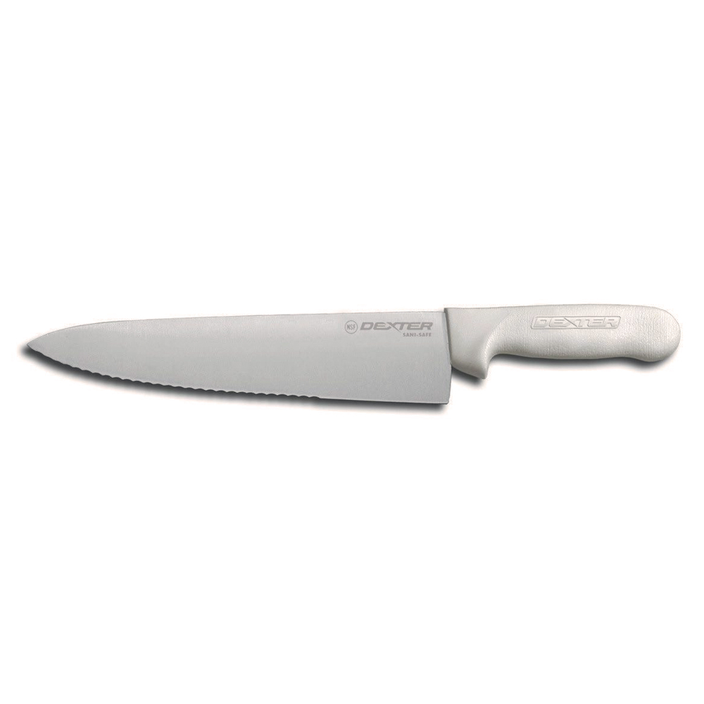 Dexter White 10" Scalloped Cooks Knife