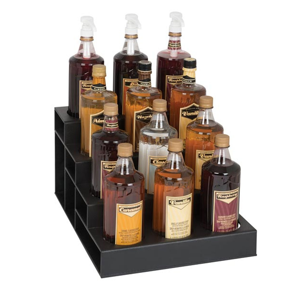 Dispense Rite 12 Compartment Countertop Bottle Holder