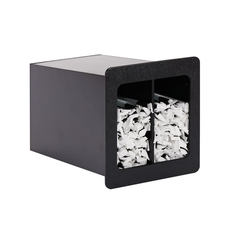 Dispense Rite 2 Compartment Built In Jumbo Straw Dispenser