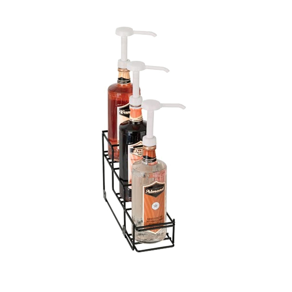 Dispense Rite 3 Compartment Countertop Bottle Holder