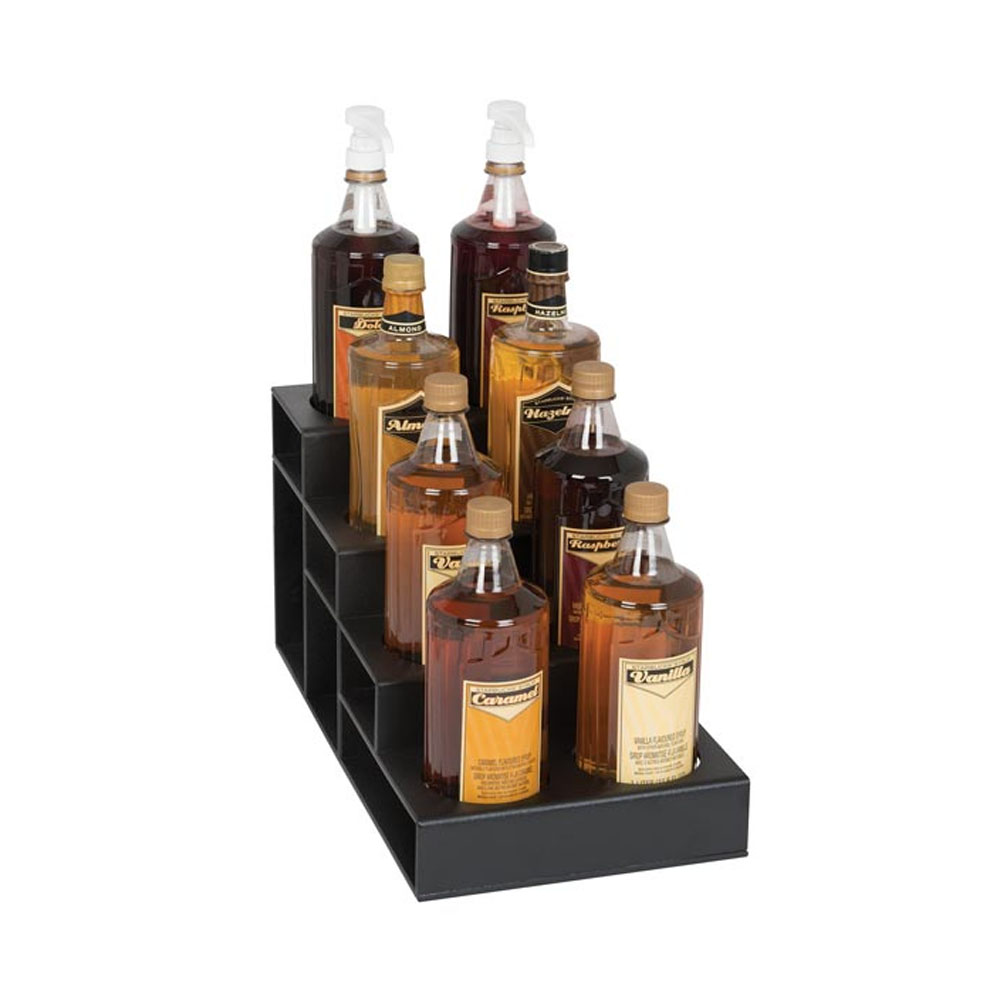 Dispense Rite 8 Compartment Countertop Bottle Holder