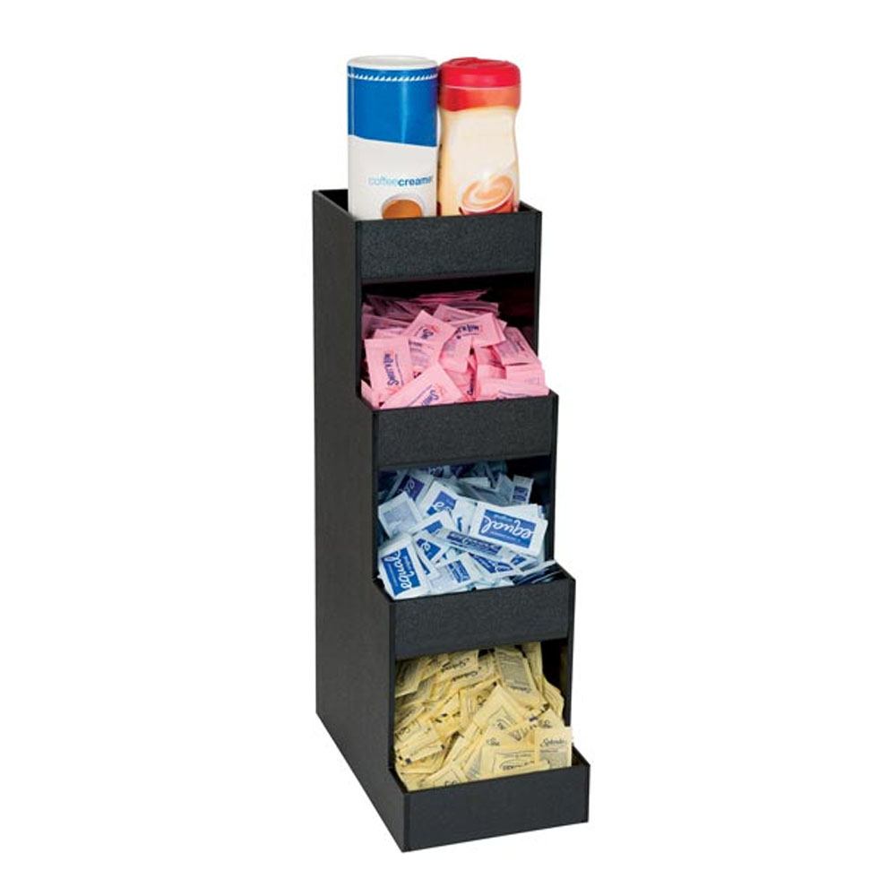 Dispense Rite Countertop Condiment Organizer, 4 Compartment