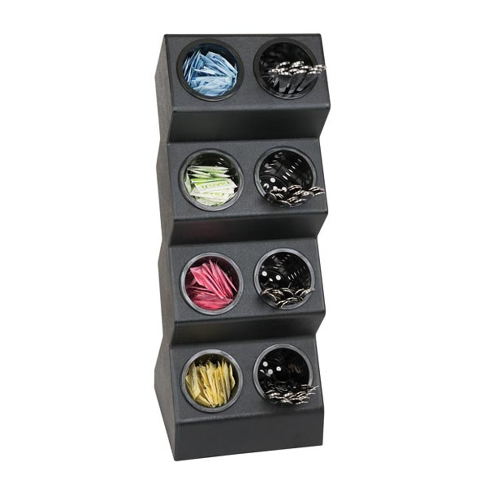 Dispense Rite Countertop Flatware & Condiment Organizer, 8 Compartment