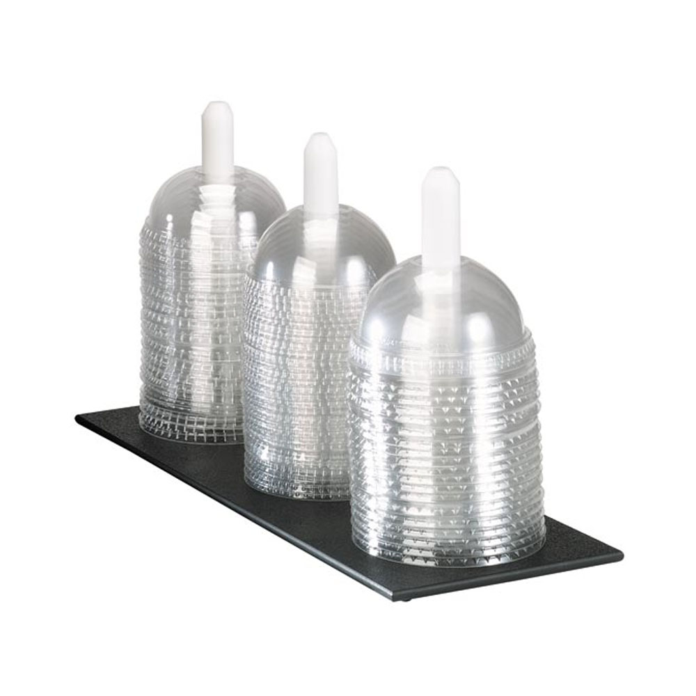 Dispense Rite Three Section Countertop Dome Lid Holder