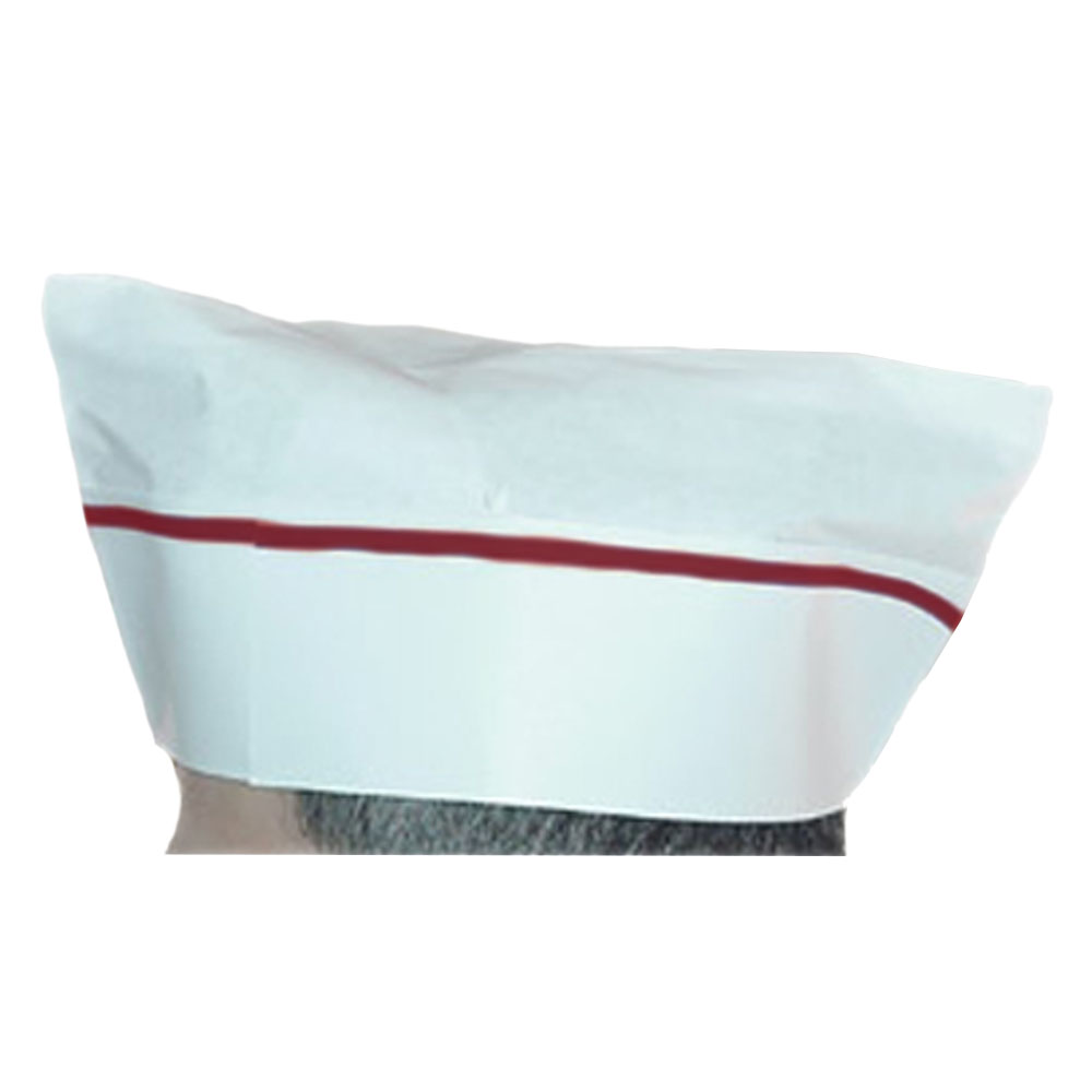 Disposable Overseas Hat One Size Fits All Box Of 100 - Red
