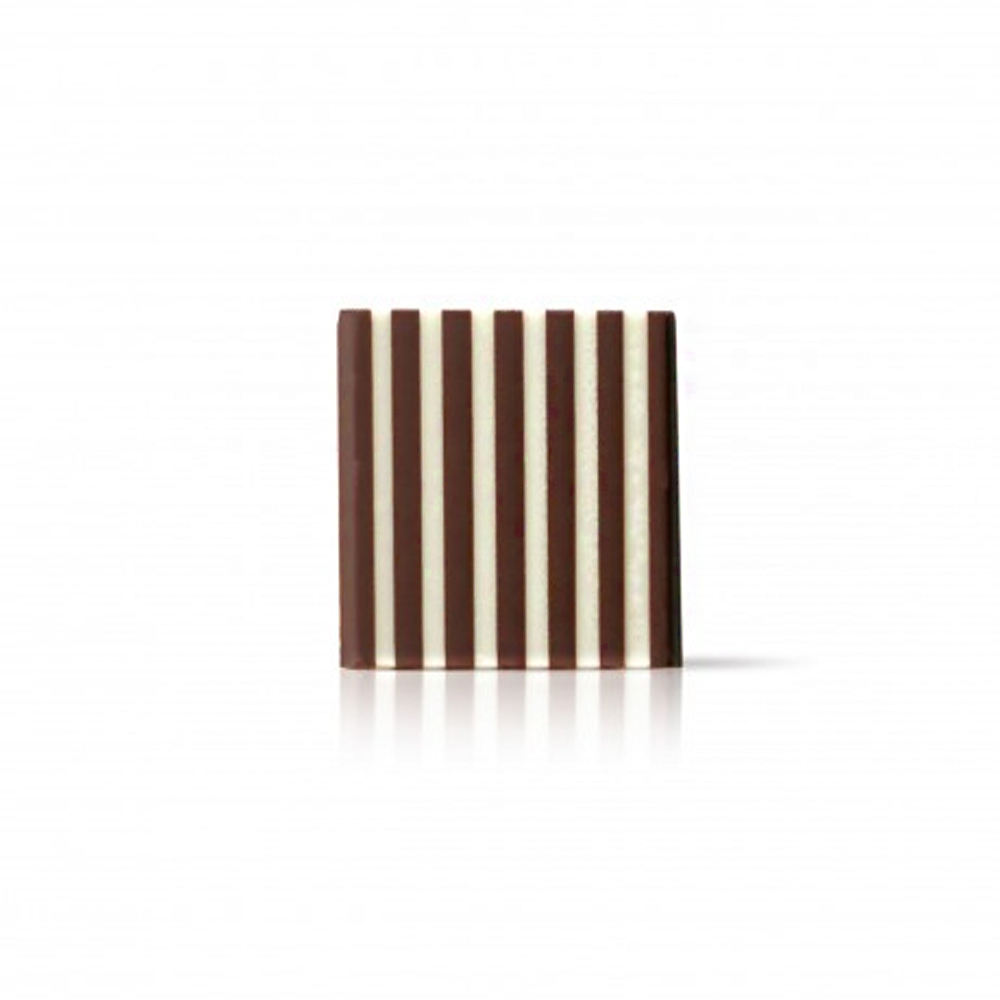 Dobla Chocolate Domino Square - Dark / White