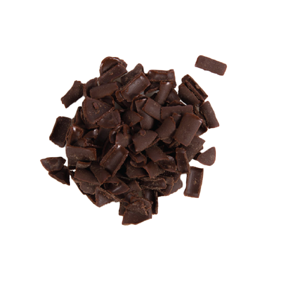 Dobla Crushed Dark Chocolate Curls, 12 Lbs