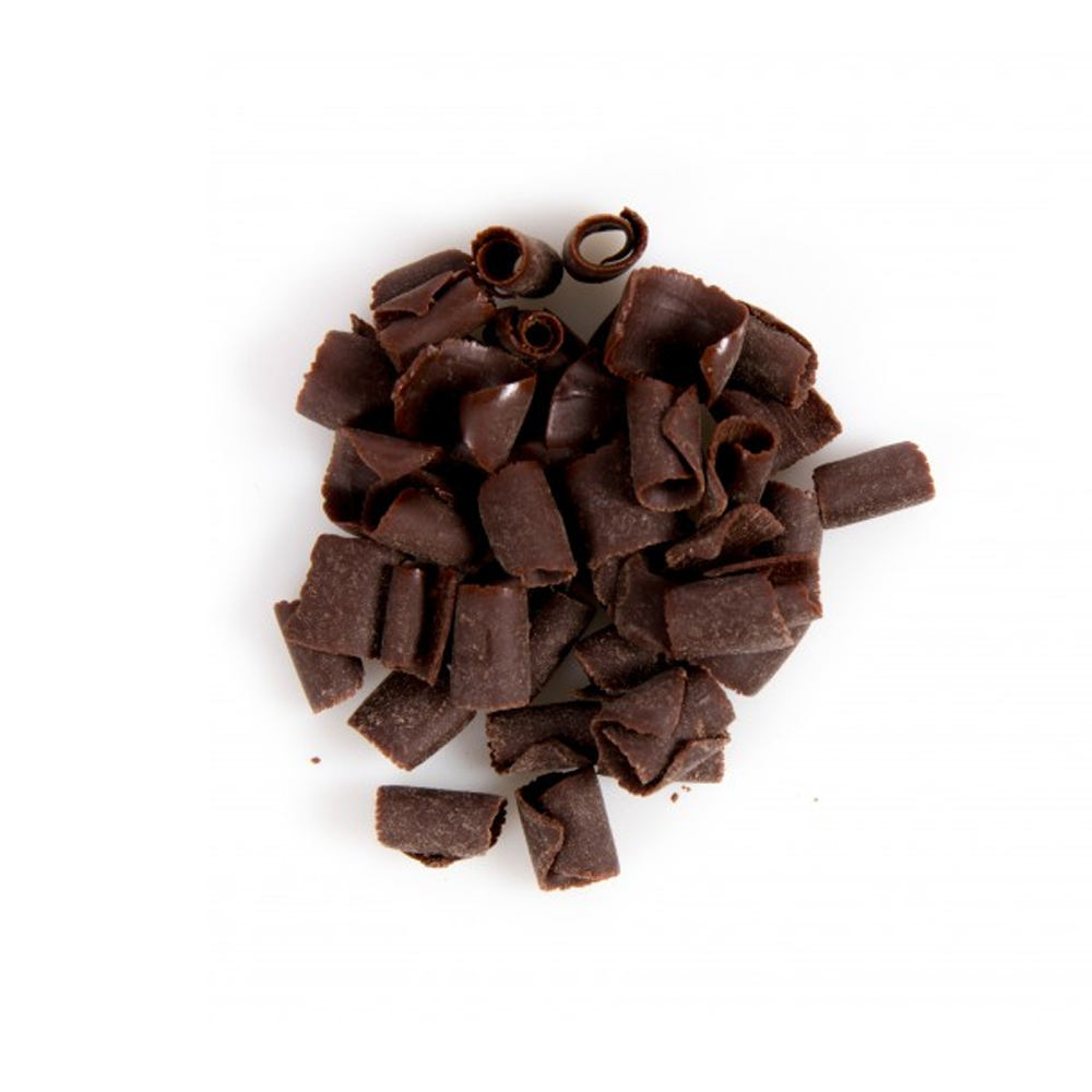 Dobla Dark Chocolate Curls, 4 oz.