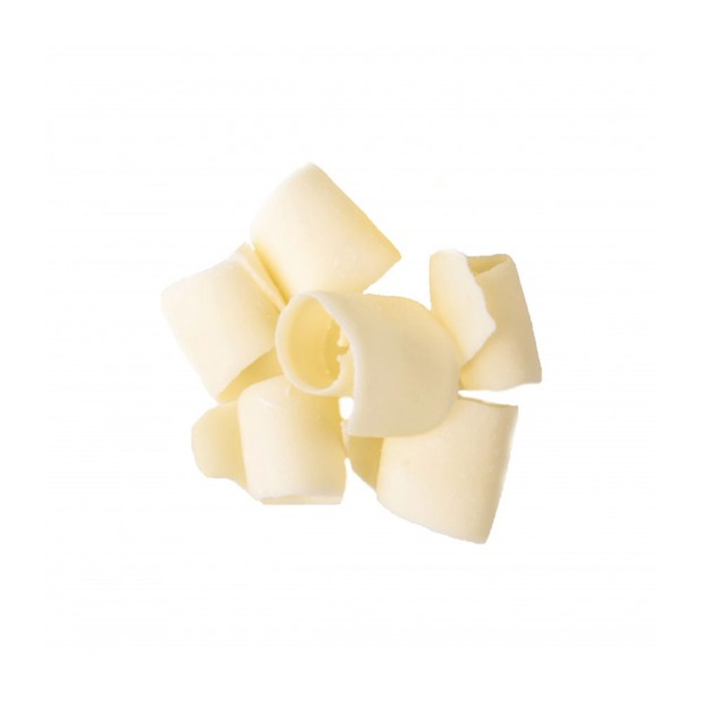 Dobla Jumbo White Chocolate Curls, 4 oz.