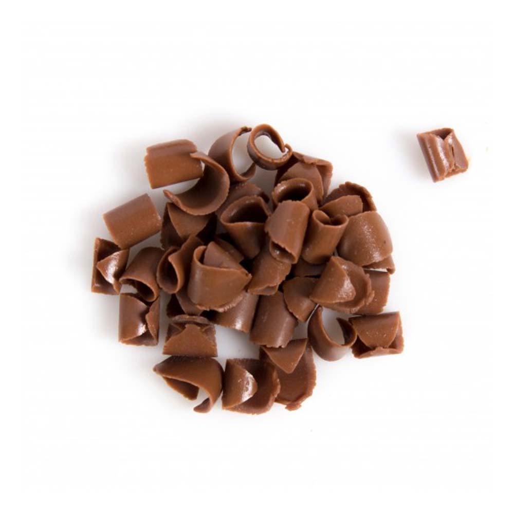 Dobla Milk Chocolate Curls, 4 oz.