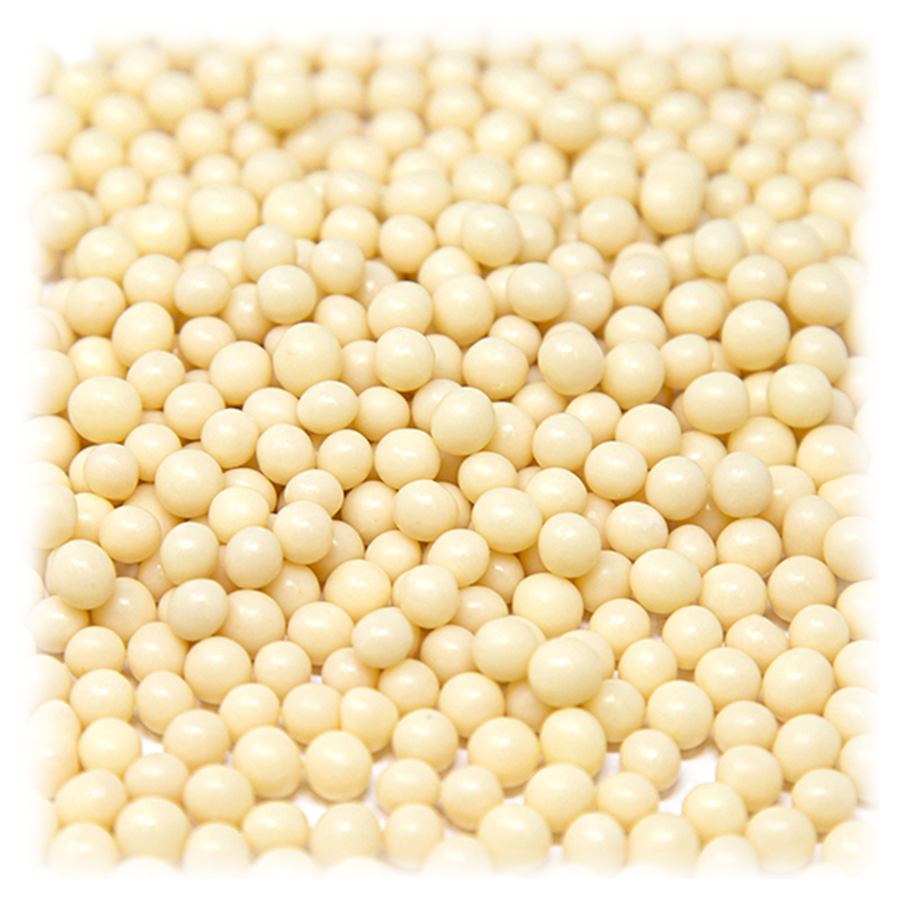 Dobla White Chocolate Crunchy Beads, 4 oz.