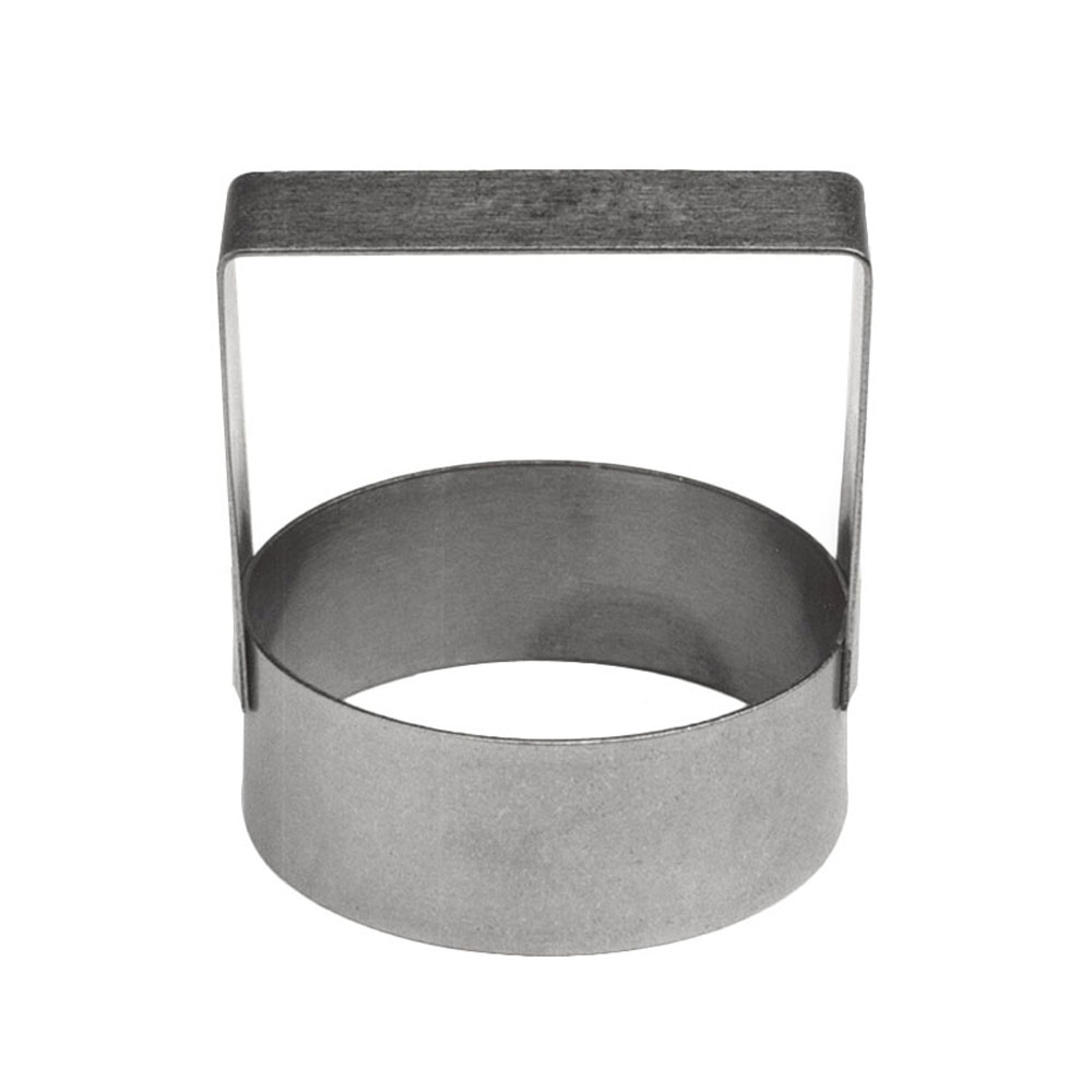 Dough Cutter with Handle (Round) Heavy Duty Stainless Steel, 41/2