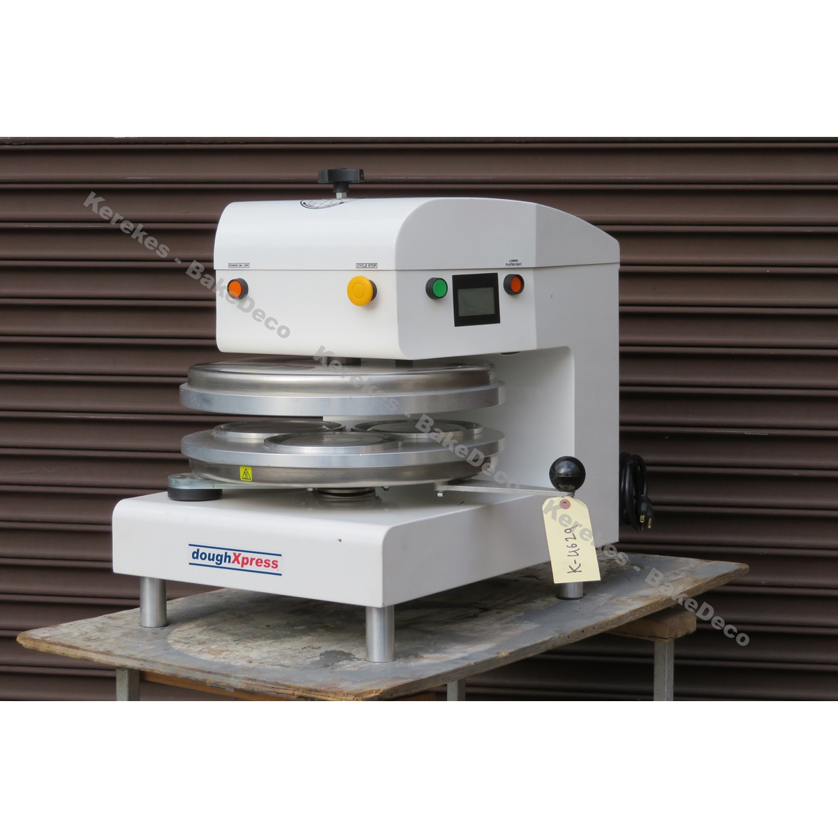 DoughXpress Tortilla/Pizza Dough Press D-TXE-2-18W, Used Excellent Condition