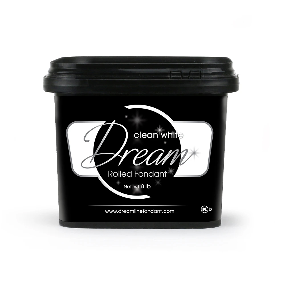 Dream Clean White Chocolate Based Fondant, 8 Lbs.