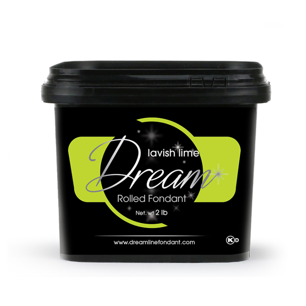 Dream Lavish Lime Chocolate Based Fondant, 2 Lbs