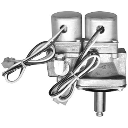 Dual Natural Gas Solenoid Valve, 1/2" FPT, 25V; Replaces Garland 1754901, Baso G96HGH-5C, Johnson Controls G96HGH-5