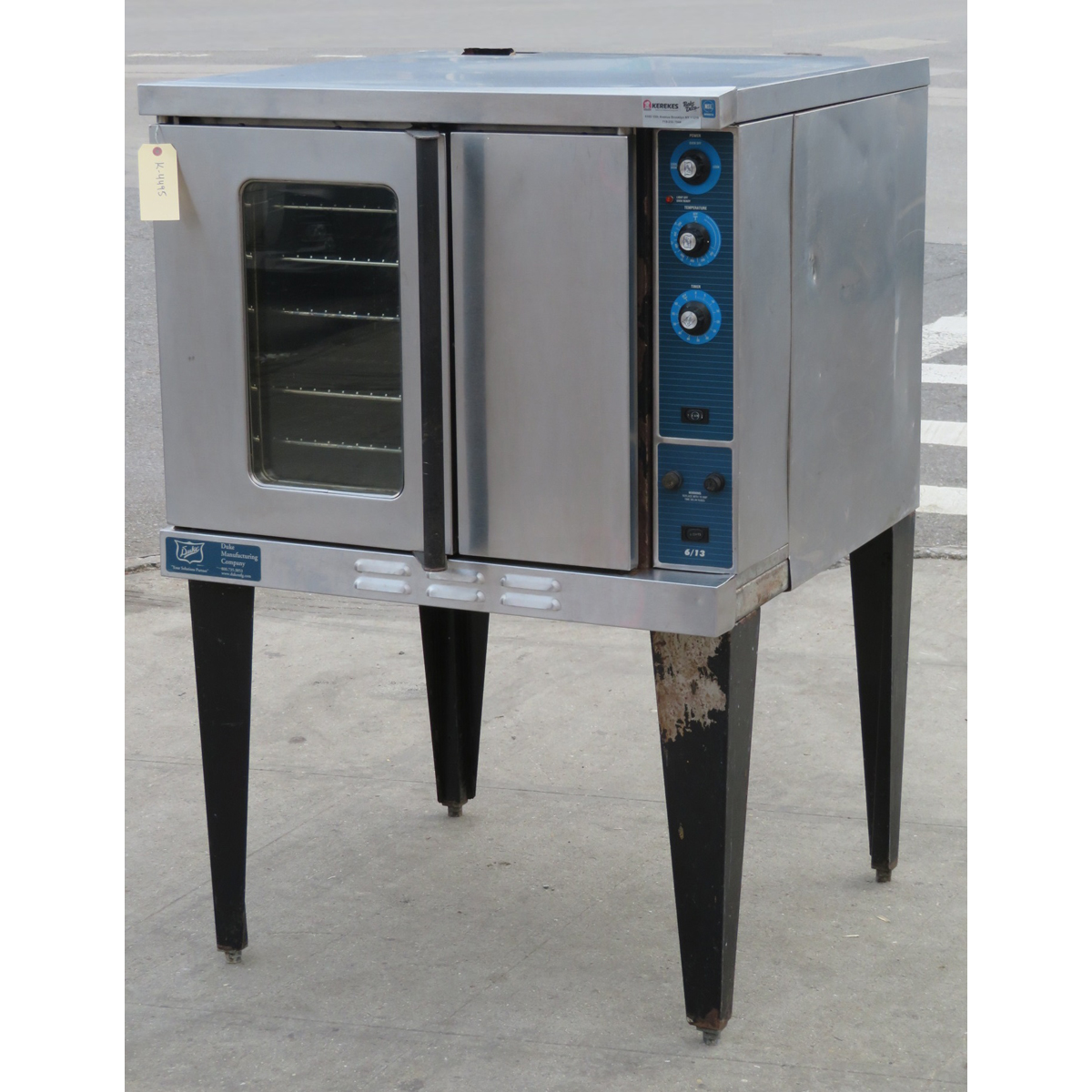 Duke 613-E2V Electric Convection Oven Single Deck, Used Very Good Condition