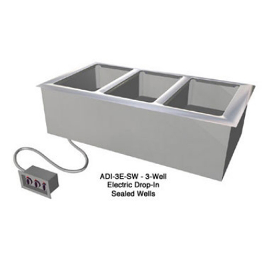 Duke ADI-4E-SW 4-Well Hot Food Drop In Unit w/ Sealed Wells, 208 V