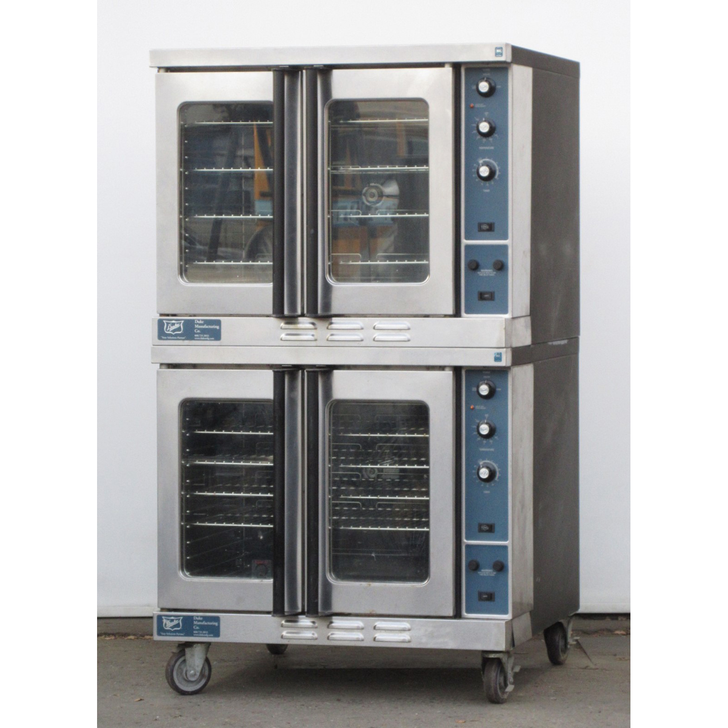 Duke E102-EV Electric Double Convection Oven, Used Excellent Condition
