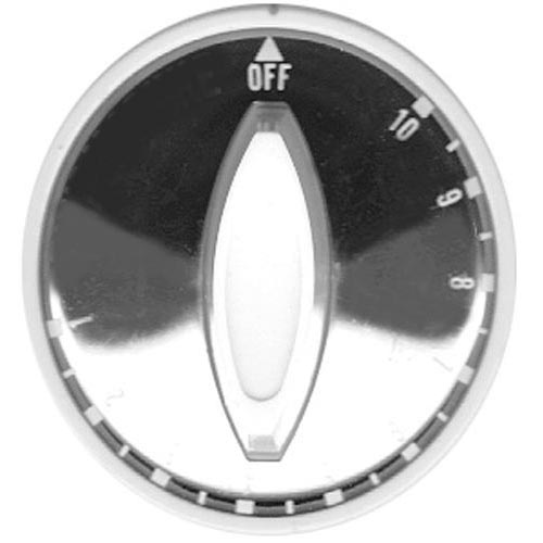 Duke OEM # 212190 / 2190 / 2190-2, 2" Warmer Thermostat Knob (Off, 1-10)