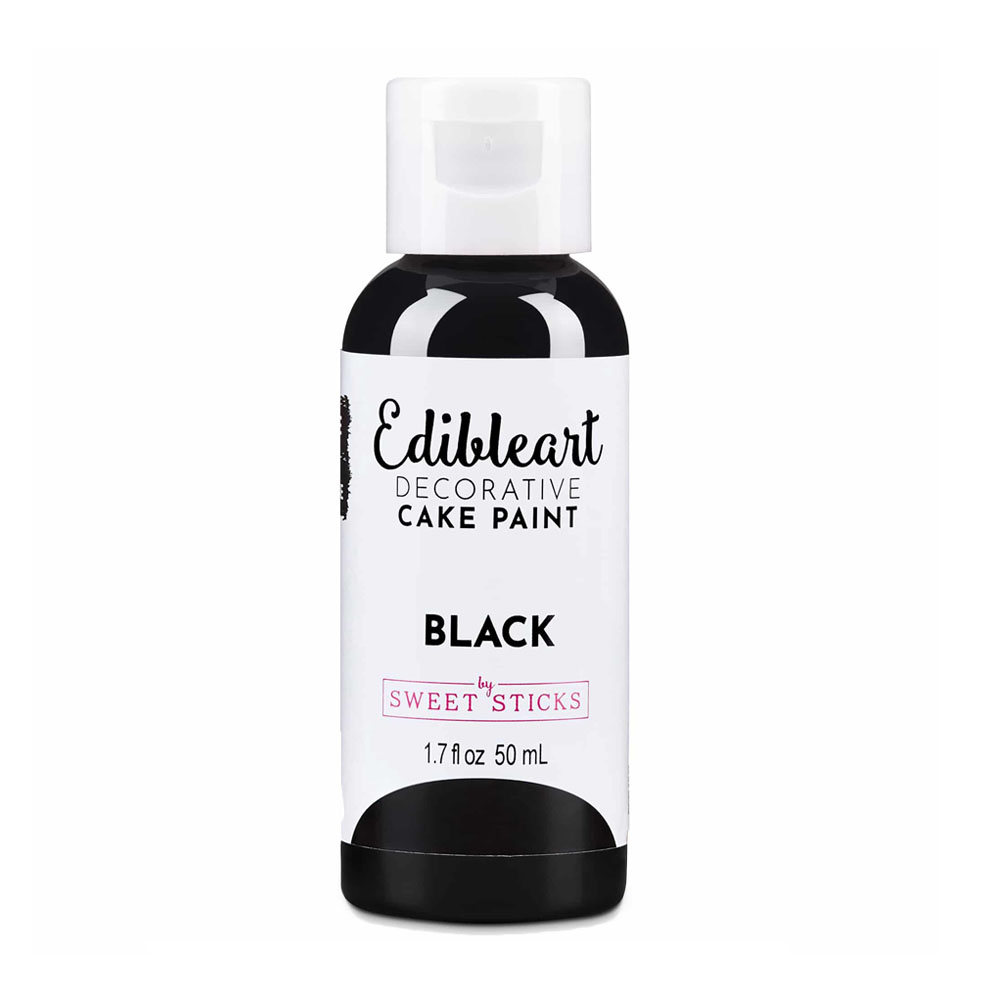 Edible Art Black Food Paint, 50ml Edible Food Paint