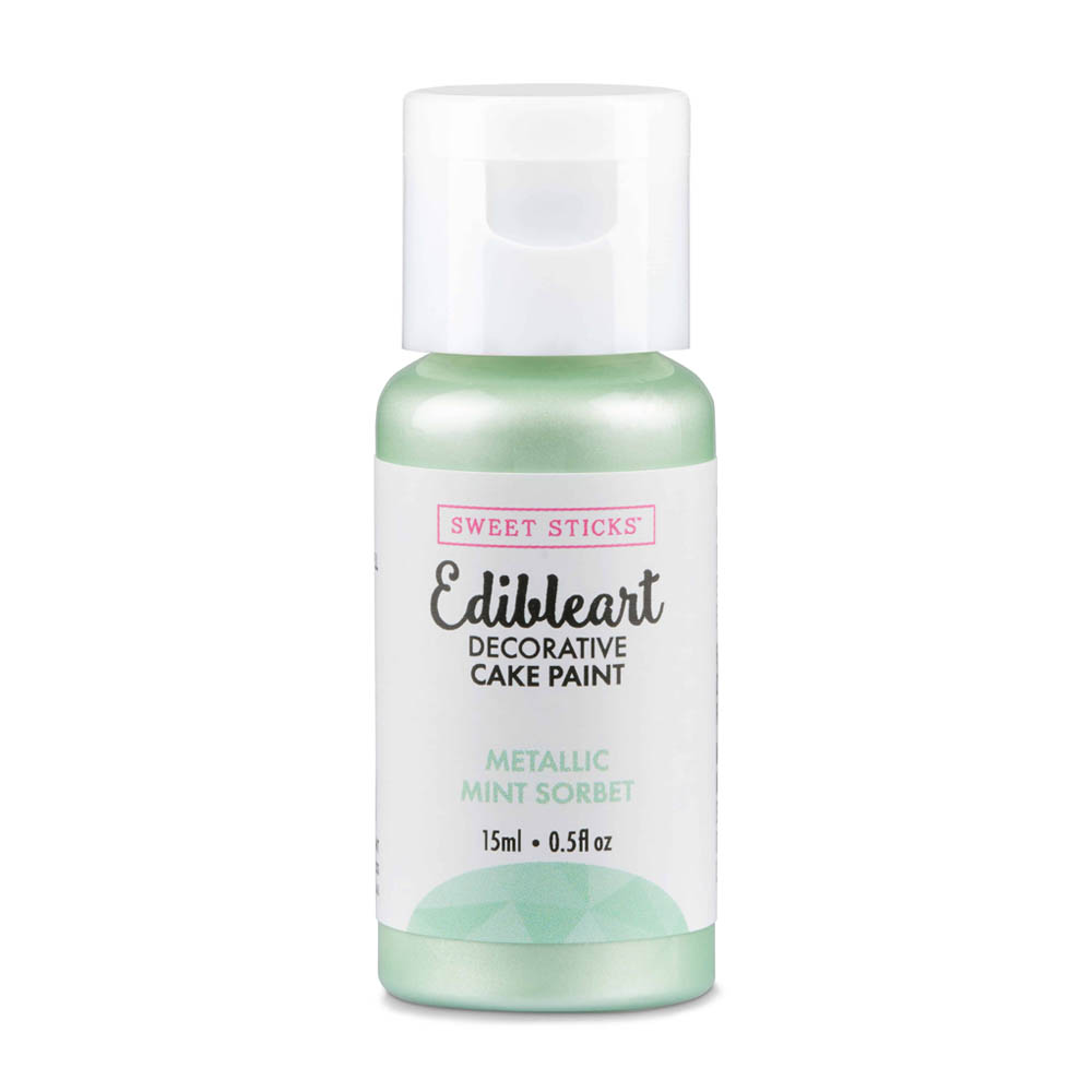 Edible Art Metallic Mint Sorbet Edible Food Paint, 15ml