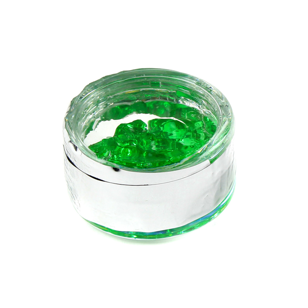 Edible Green Diamond Studs, 6mm 