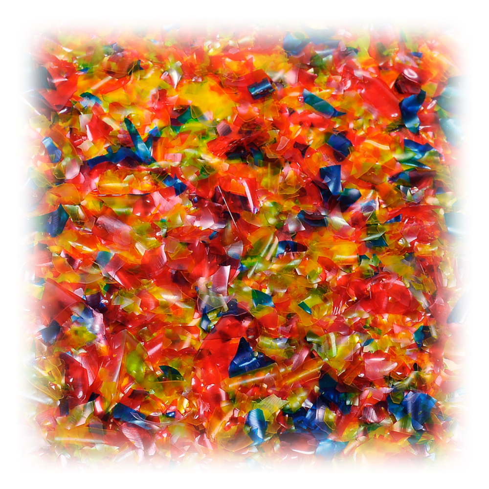 Multicolored Edible Glitter Flakes, oz