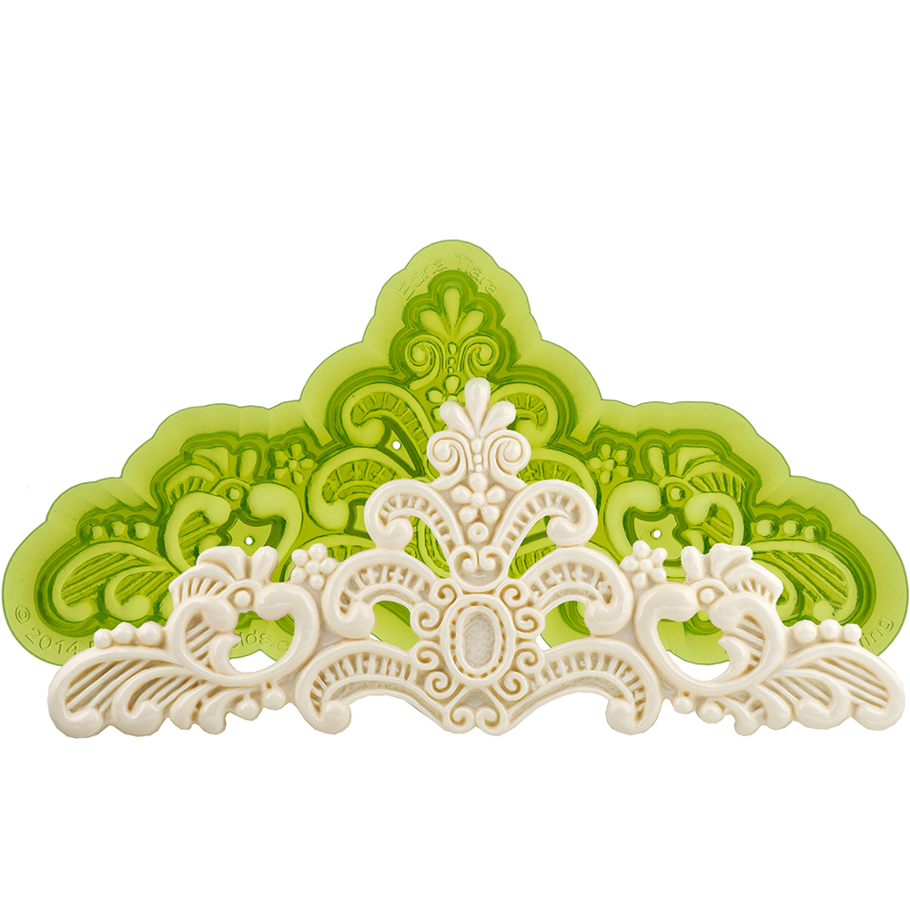 Edna Tiara Silicone Fondant Mold by Marvelous Molds