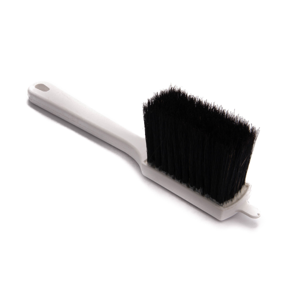 Egg Wash/Icing Brush,11-1/4" Long, 4" Brush Head, Black Boars Hair