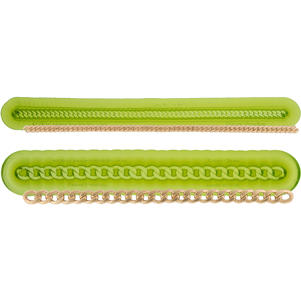 Elisa Strauss Chain Silicone Fondant Mold by Marvelous Molds - Large, inch x inch